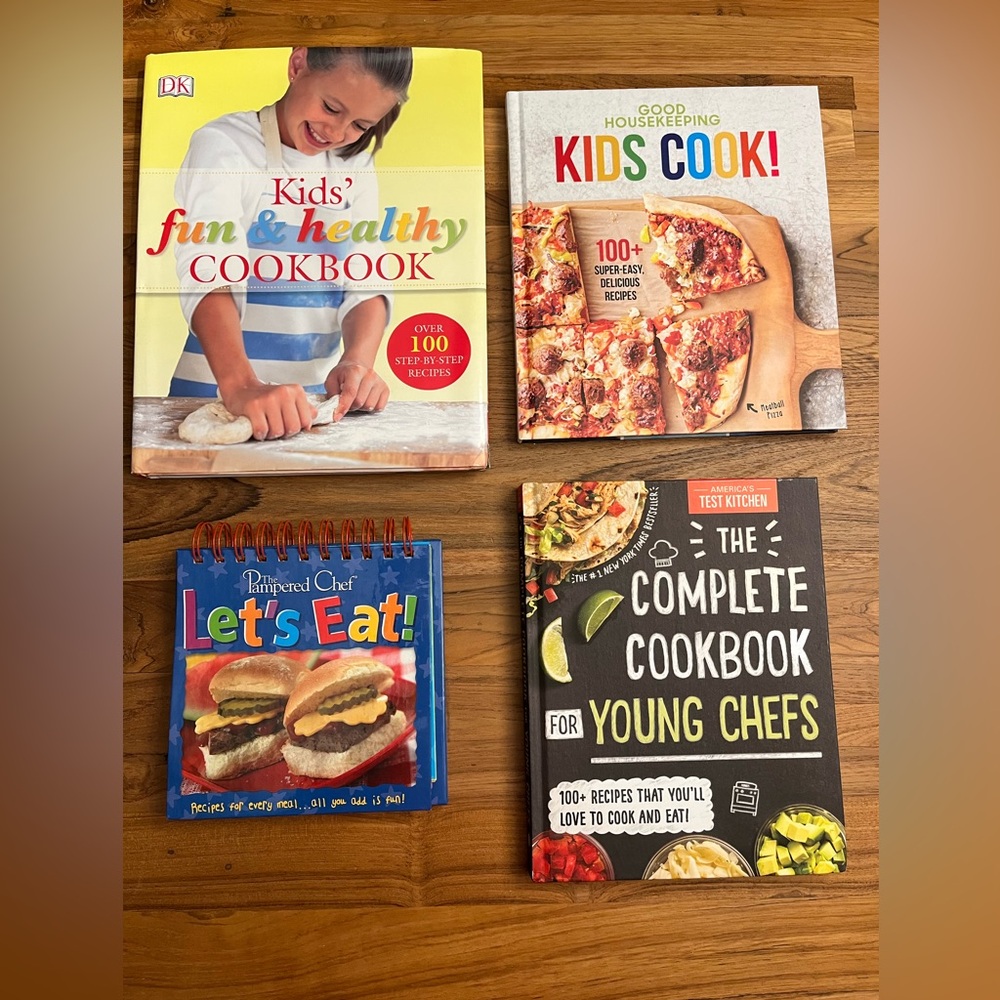 Kids' Fun & Healthy Cookbooks - Set of 4